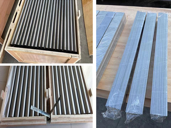 Case of pure titanium bar and titanium alloy bar